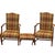 Traditional Discover a Stunning Rare Vintage Pair of High-Back Armchairs & Ottoman by Ethan Allen For Sale - Image 3 of 12