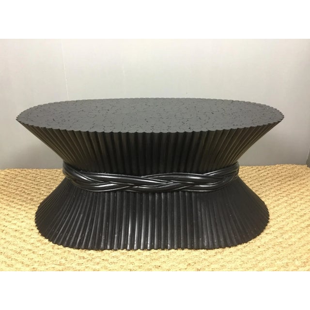 Bamboo and Rattan Coffee Table from McGuire, 1960s For Sale - Image 13 of 13