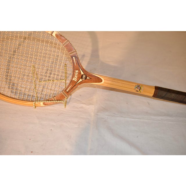 Tan Tad Davis Tennis Racquet, Circa 1960's For Sale - Image 8 of 10