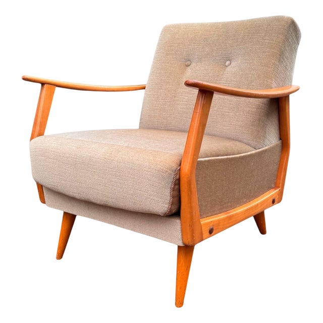 European Modernist Lounge Chair attributed to De Ster Gelderland For Sale