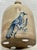Blue Excellent Large 3 Gallon Size Antique 1870s American Blue Bird Decorated Stoneware Jug by Whites in Utica New York For Sale - Image 8 of 18