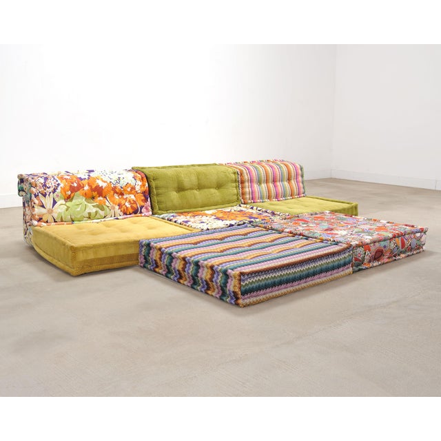 Mid-Century Modern Mah Jong Sofa Missoni Fabrics by Hans Hopfer Roche Bobois 21st C For Sale - Image 3 of 18
