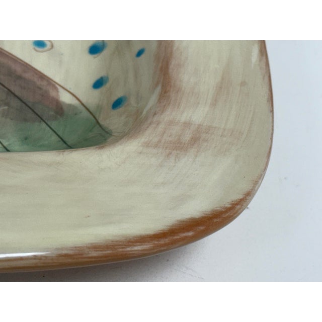 Vietri Toscana Square Platter / Wall Art For Sale - Image 9 of 12