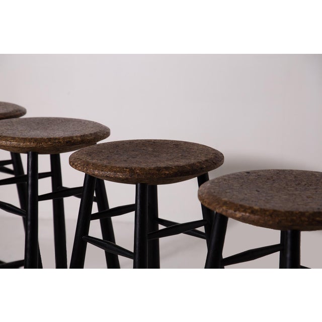 Drifted Stool attributed to Lars Beller Fjetland, Set of 6 For Sale - Image 4 of 11