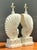 Vintage Plaster Shell Form Table Lamps - Pair For Sale - Image 12 of 12