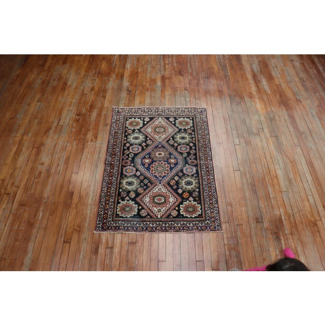 Vintage Traditional Mahal Rug - 3'5" x 4'9" For Sale In New York - Image 6 of 8