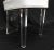 Set of 4 Lucite Dining Chairs Square Dining Table on Single Pedestal Base - 5 Pieces For Sale - Image 10 of 13