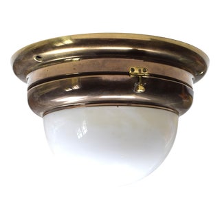 Antique Viennese Rail Ceiling Light by Otto Wagner For Sale