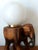 Vintage Elephant and Opaline Table Lamp, 1940s For Sale - Image 3 of 13