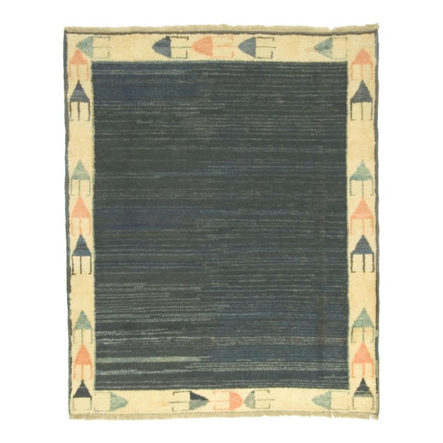 Vintage Circa 1960 Gabbeh Rug 4ft 9in X 5ft 9in For Sale