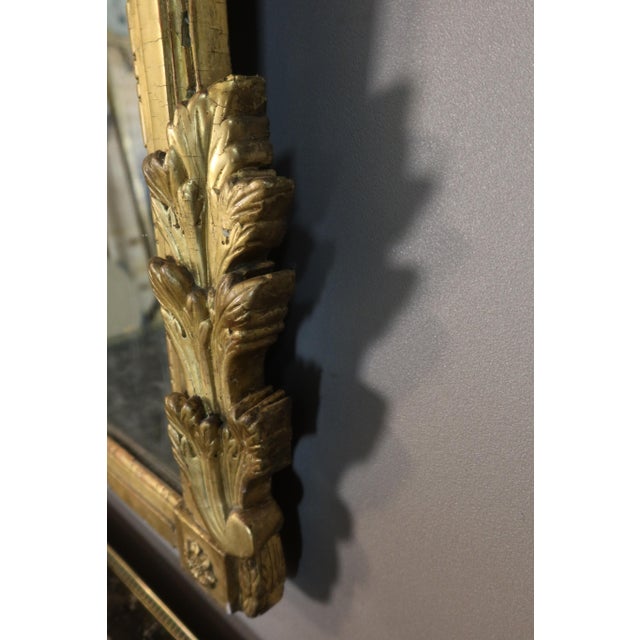 Antique Giltwood Mirror, 1700s For Sale - Image 6 of 9
