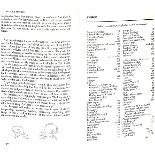 "The New London Spy: A Discreet Guide to the City's Pleasures" 1967 Davies, Hunter For Sale In New York - Image 6 of 11