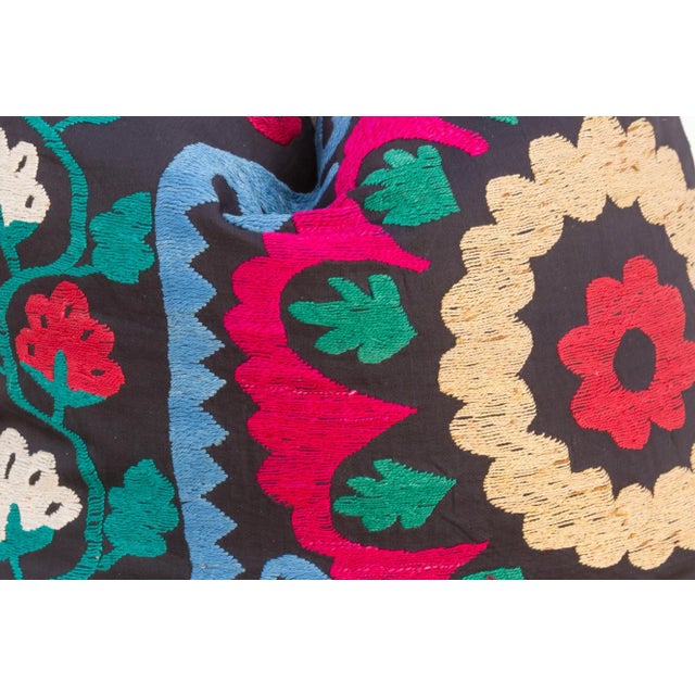 Taara Vintage Suzani Square Pillow For Sale - Image 4 of 9