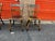 Mid 20th Century Wood Country Rustic Folk Art Style Dining Chairs. Set of 5 For Sale - Image 4 of 15