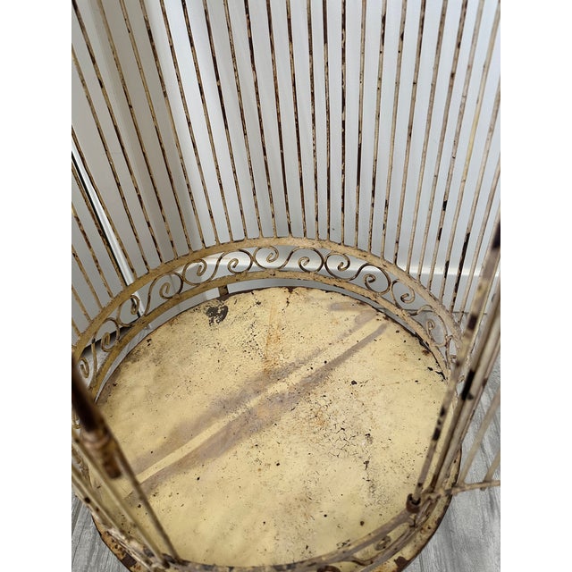 Antique Large Iron Birdcage For Sale In Phoenix - Image 6 of 6