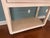 Vintage Pencil Reed Server by American Drew With Expanding Table Top & White Wash Wood For Sale - Image 4 of 11