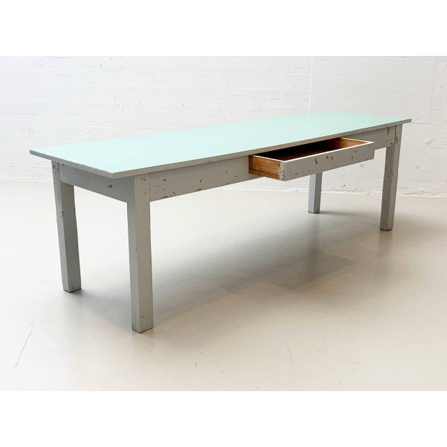 Vintage Swiss Workbench with Drawer, 1950s For Sale - Image 5 of 18