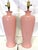 Mid 20th Century Vintage Mid Century Barbiecore Pink Ceramic Lamps- A Pair For Sale - Image 5 of 14