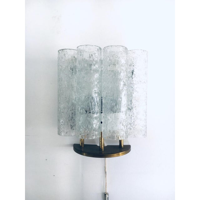1960s Mid-Century Design Glass Wall Lamp Set by Doria Leuchten, Germany, 1960s, Set of 2 For Sale - Image 5 of 18