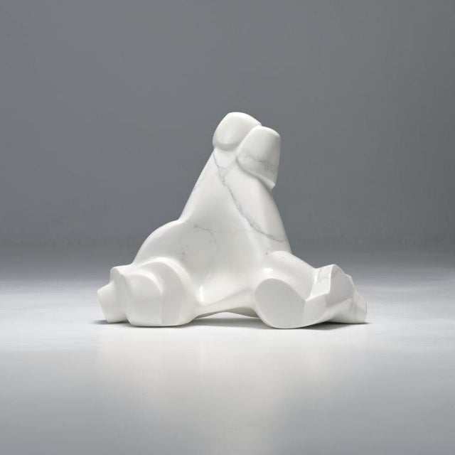 Carrara Marble Sculpture by Jan Keustermans, 2000s For Sale - Image 14 of 15