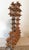 This is a stunning piece of Tramp Art, specifically constructed using an interlocking woodworking style known as the...