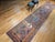 Vintage Heriz Serapi Runner, Hand-Knotted Wool, Geometric Pattern, Terracotta & Navy, 3x16 For Sale - Image 4 of 15