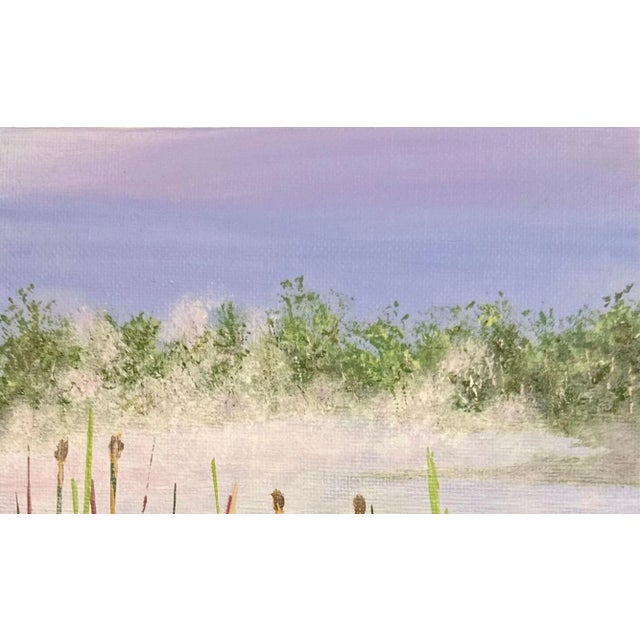 Contemporary "Misty Morn" Contemporary Original Impressionist Style Painting by Deb Bossert For Sale - Image 3 of 7
