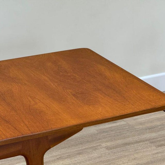Mid-Century Double Extending Dining Table by Tom Robertson for McIntosh For Sale - Image 13 of 18