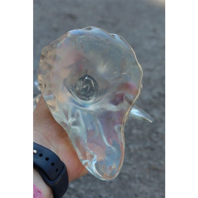 1950s Iridescent Murano Glass Sculpture from Seguso, 1950s For Sale - Image 5 of 7