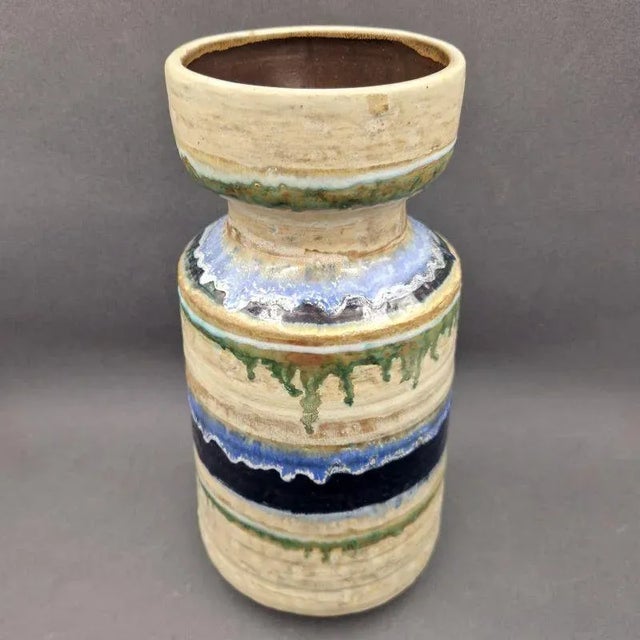 Ceramic Vase by F. Glatzle for Karlsruher Majolika, 1973 For Sale - Image 6 of 7