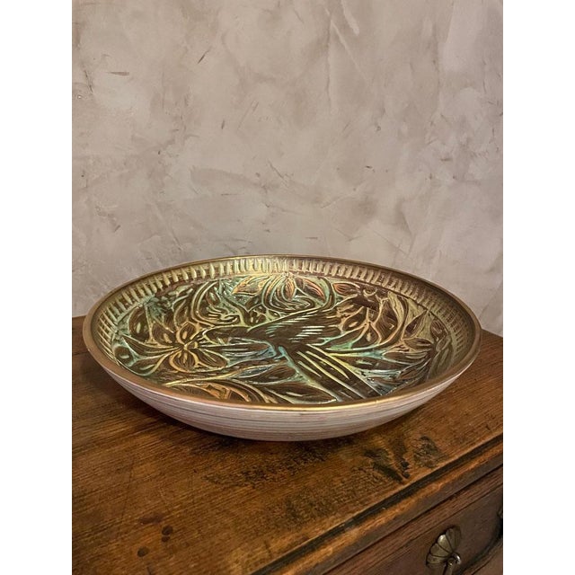 1950s Ceramic Dish by Henri Bequet, Belgium, 1940s For Sale - Image 5 of 10