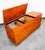 Wood Mid Century Modern Credenza Stereo Console Cabinet Audio Rolling Vintage Storage For Sale - Image 7 of 10