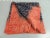 Textile Orange & Black Tie-Dye Asian Fabric Panel or Cloth For Sale - Image 7 of 7