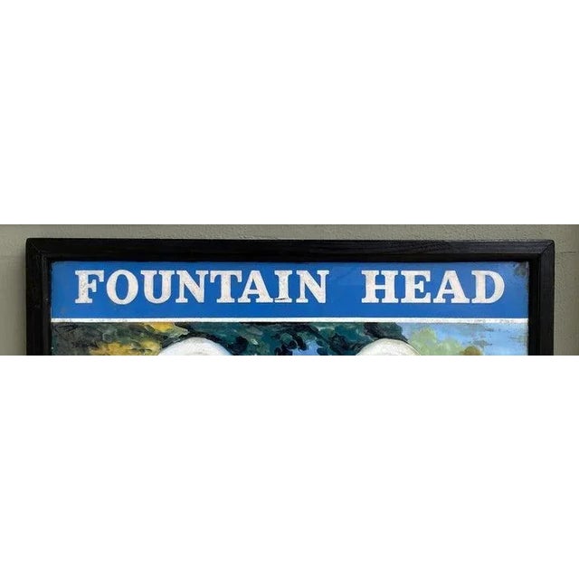 English English Pub Sign, "Fountain Head" For Sale - Image 3 of 12