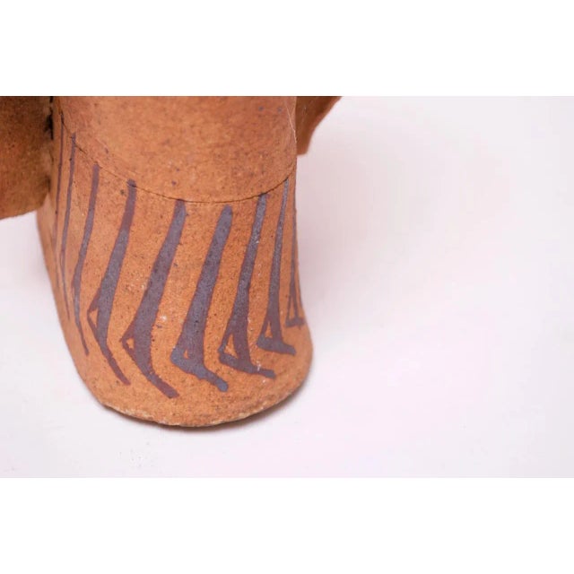 Studio Stoneware "Pigeon" Sculpture Attributed to Polk For Sale - Image 12 of 13