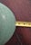 Vintage Signed Arts & Crafts Style Matte Green Speckled Ceramic Ovoid Vase For Sale In Palm Springs - Image 6 of 7