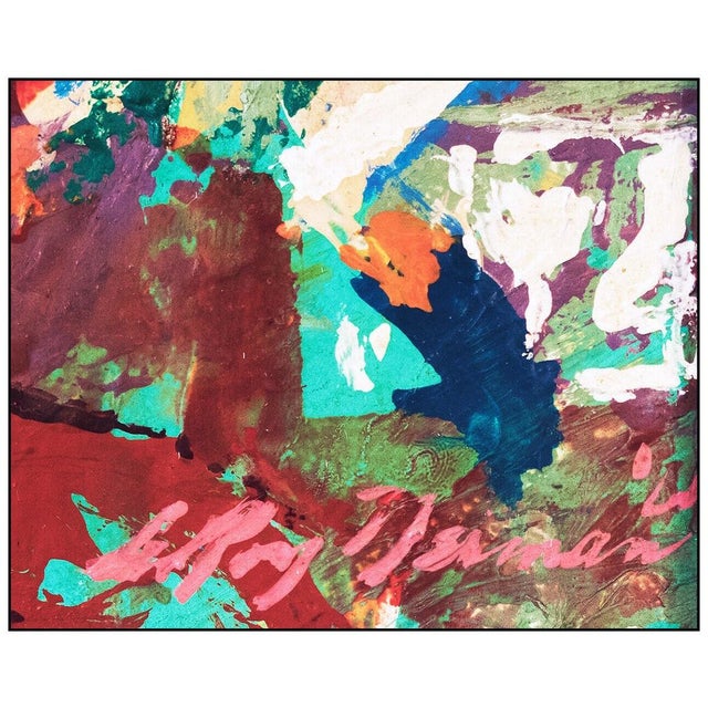 Abstract Expressionism 1960s Horse and Jockey Walkout, LeRoy Neiman For Sale - Image 3 of 6