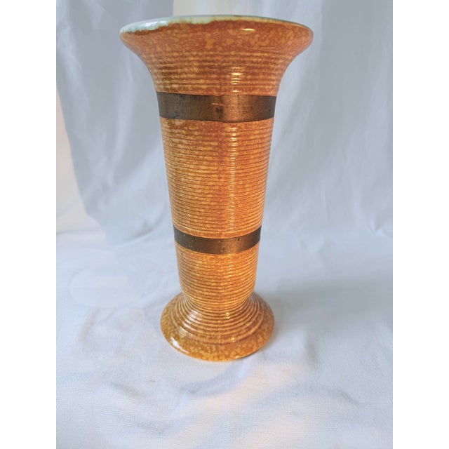 Mid-Century Modern Hull Pottery, Mid 20th Century Tall Vase For Sale - Image 3 of 4