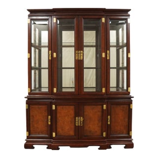 Vintage Universal Furniture Ming-Style Display Cabinet, Attributed For Sale