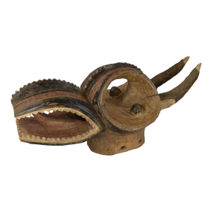 Early 20th Century Senufo Firespitter Helmet Mask Côte d'Ivoire