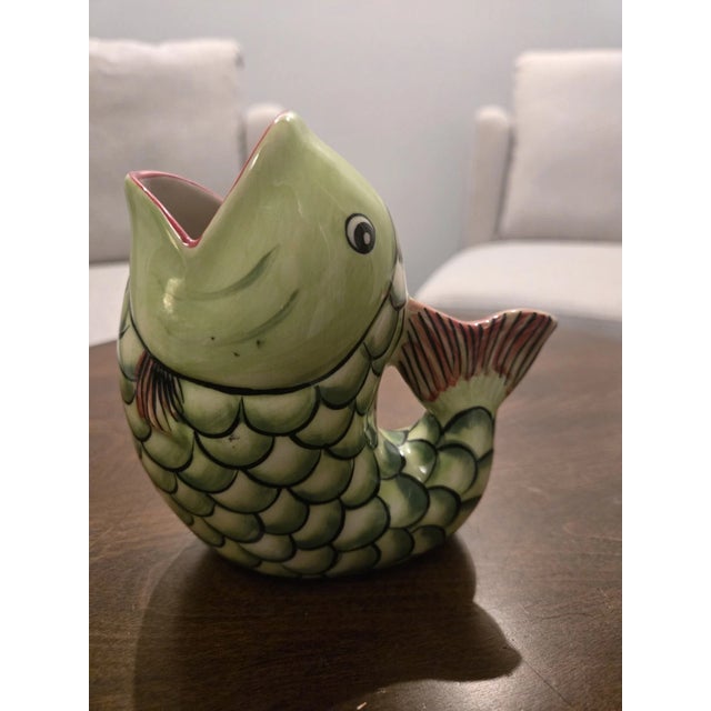 Vintage MCM Andrea by Sadek Koi Fish Vase For Sale In Dallas - Image 6 of 6