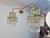 Mid-Century Modern Vintage Crystal Chandelier For Sale - Image 3 of 8