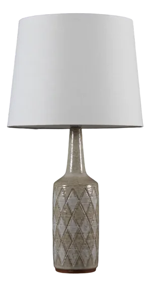 Danish Sand and White Table Lamp by Per Linnemann-Schmidt for Palshus