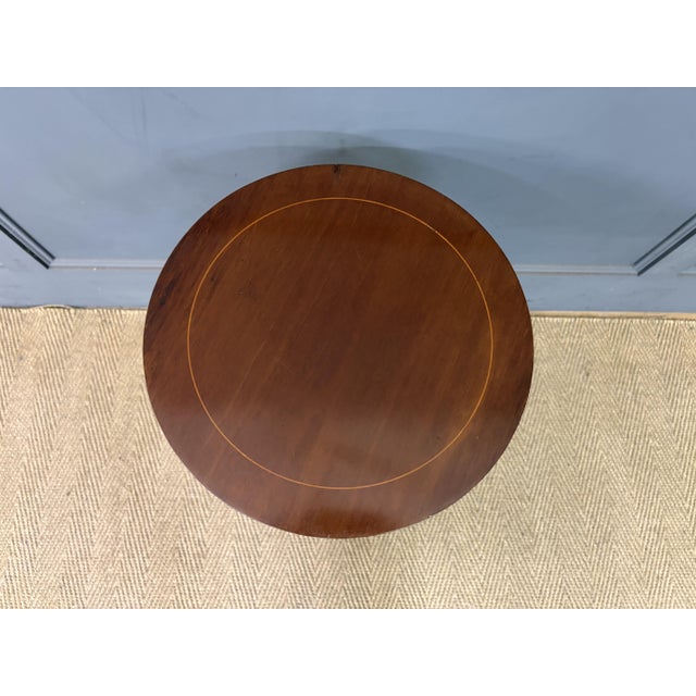 Edwardian Inlaid Mahogany Wine Table, 1900 For Sale - Image 4 of 7