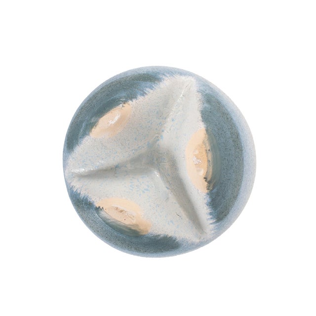 Ceramic Drift Tide Footed Vase For Sale - Image 7 of 11