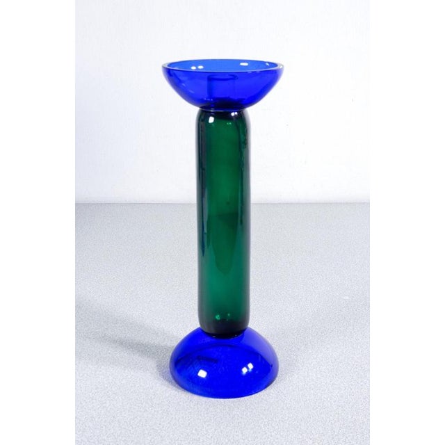 Blown Glass Candlesticks by A. Barbini, Set of 2 For Sale - Image 13 of 16