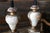 Gold Italian Pair of Carved Wood Gilt Table Lamps With Fluted Urn Bases For Sale - Image 8 of 18