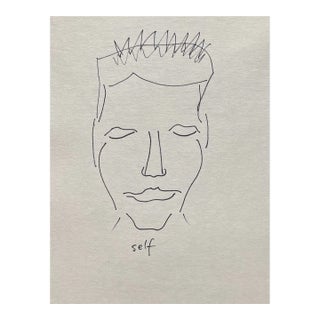 1960s Frank Wallace Self Portrait For Sale