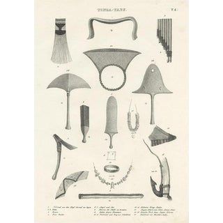 Various Utensils of Tongatabu, 1836, Paper For Sale