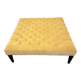 Diamond Tuft Ottoman For Sale